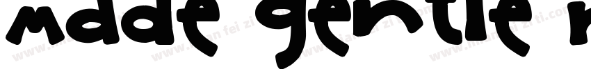 MADE Gentle Regular字体转换